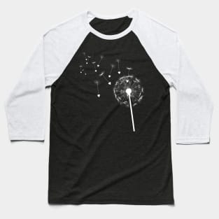 Dandelion Of Hearts Baseball T-Shirt